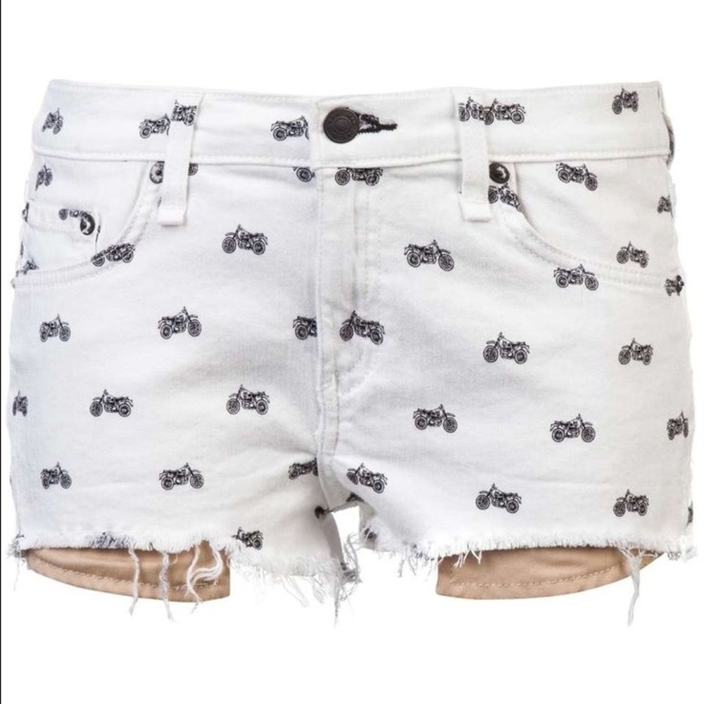 Rag & Bone Mila Motorcycle Shorts